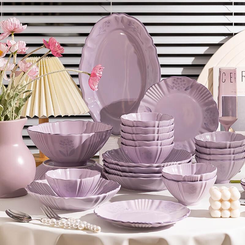 Mode Lanka Cream Ceramic Dinnerware Set
