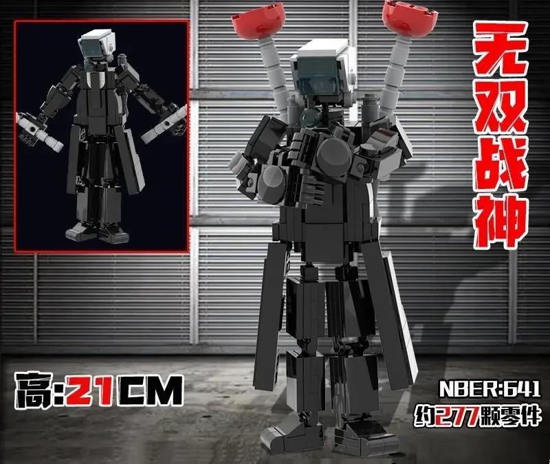 2023 Skibidi Toilet Man VS Monitor Blocchi da Costruzione Camerman Titan Speakerman Giocattolo Fai da Te Set di Figure Speakerman per Bambini Regalo