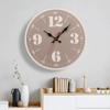 11 Inch Simple Modern Wooden Wall Clock Living Room Art Silent Clock Fashion Light Personality Decorated Study Livingroon