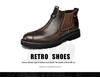 Men's Trendy Martin Boots: Versatile Retro Chelsea Leather Work Shoes in British Style