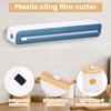 3 Pcs Cling Film Cutter Food Film Dispenser Aluminum Foil Stretch Film Cutter Reusable Wrap Dispenser for Kitchen Accessories