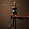Unique Gifts for Halloween Lovers Figurines, Spooky Ghost Skeleton Pumpkin Black Cat Resin Ornaments, Durable Seasonal Home Accents Tabletop