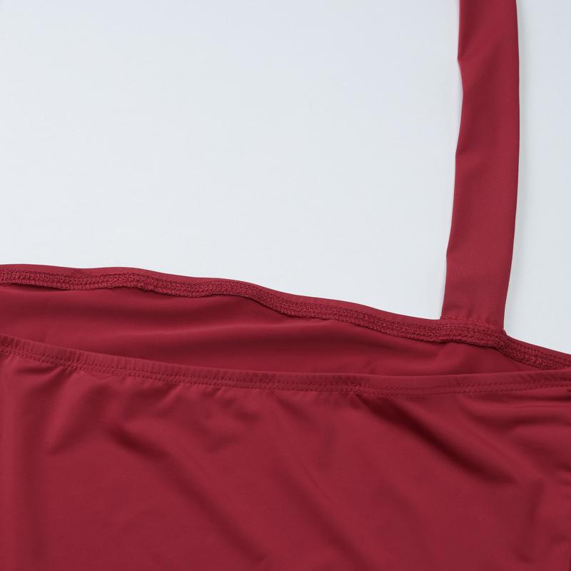 Sleeveless Halter Bodycon Backless Lace Up Crop Tank Top Women’S Solid Sexy Elegant Y2K Top Party Clubwear Summer Outfit