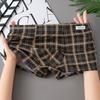 Large Size Men Fall New Trend Personality Plingham Cotton Comfortable Breathable Flat Angle Underwear