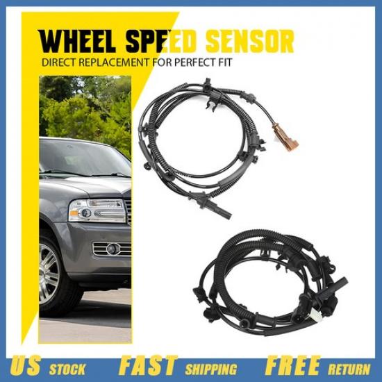2 ABS Wheel Speed Sensor Rear Right & Left Fit F150 2011-2014 Ford BL3Z2C190C EV