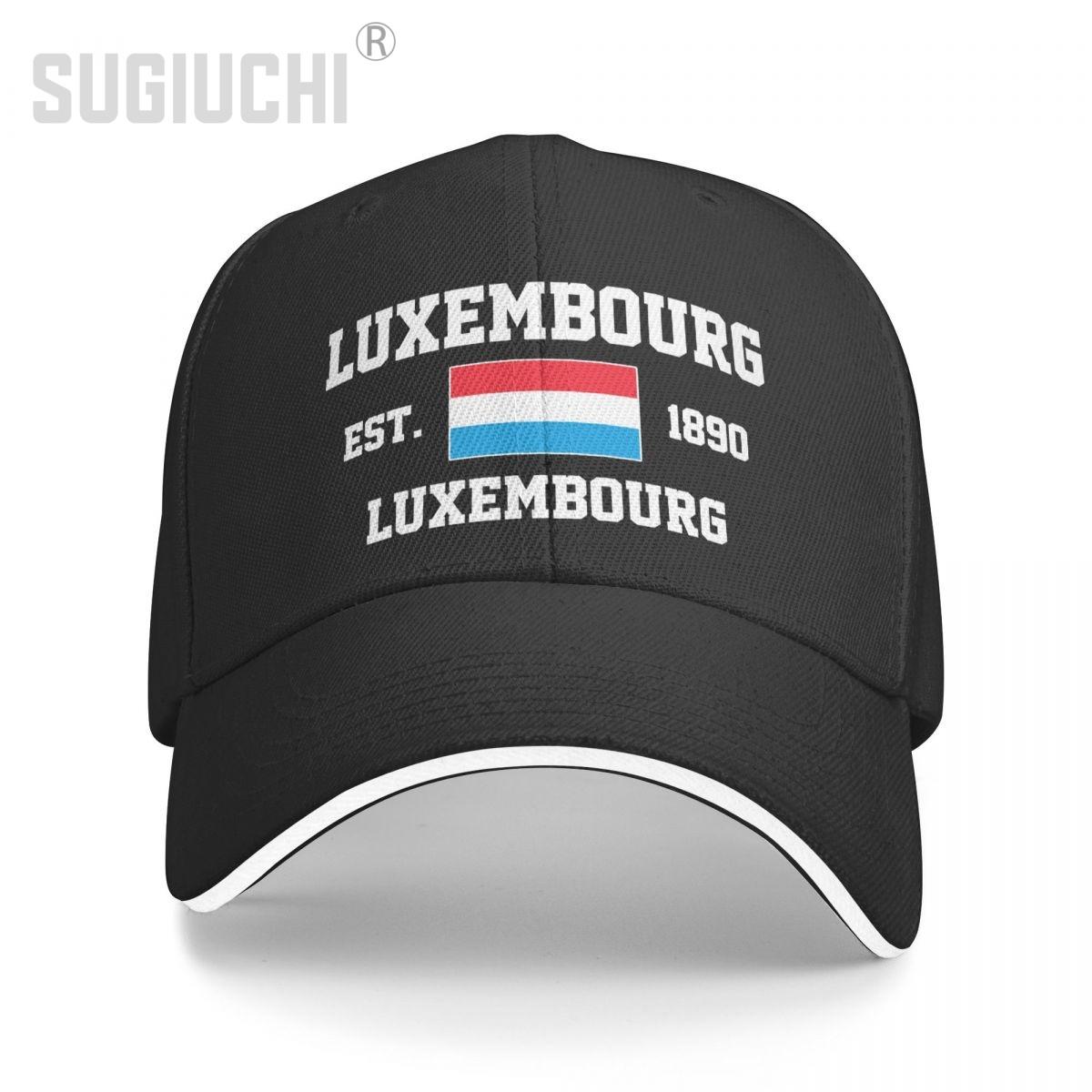 

Baseball Cap Luxembourg EST.1890 Capital Unisex WoUnisex Unisex Hip Hop Sandwich Caps Snapback Golf Hat Fishing