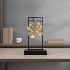 Lotus Leaf Decorative Stand Sculptural Home Decoration Slim for Study