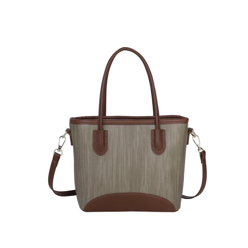 OGAR Chic Color Block Bucket Crossbody Bag Bucket Bag