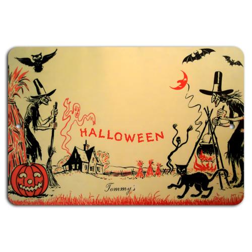 Tommys Spooky Halloween Haunt Witches Cats MoreAluminumtin sign 20x30cm(7.8x11.8inch)