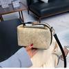 Straw Hand-Held Small Bag Women'S Spring Pastoral Style Mori Pillow Bag Xiaoqing Retro Messenger Bag