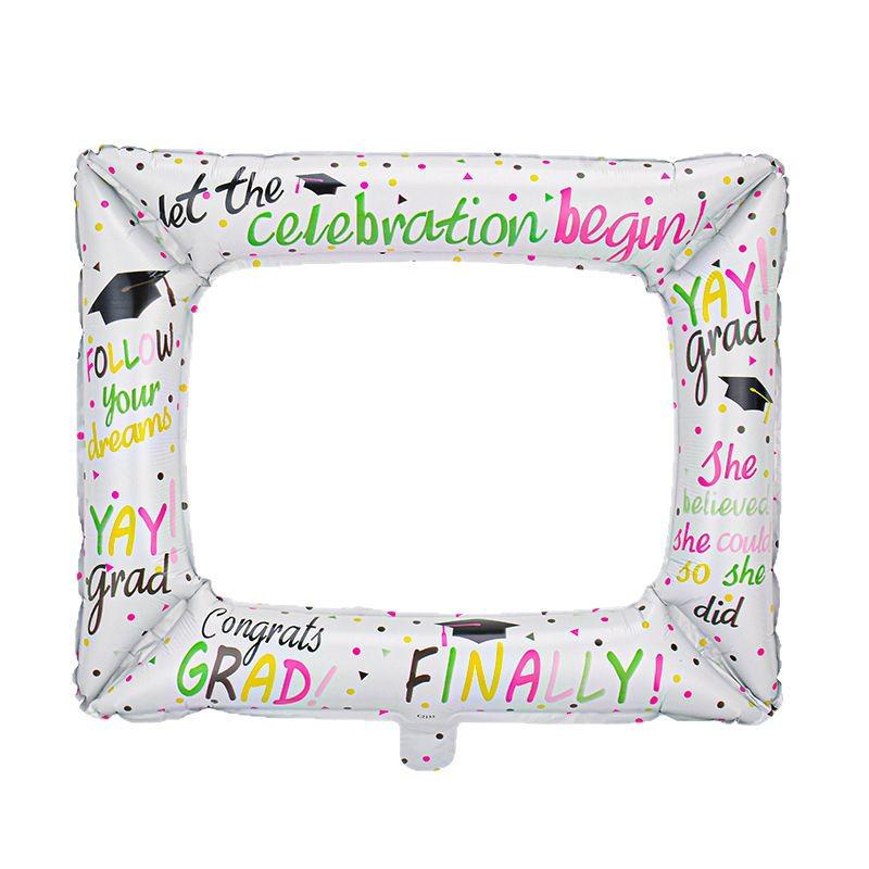 DIY Aluminum Film Balloon Photo Frame for Birthdays, Festivals, and Graduations