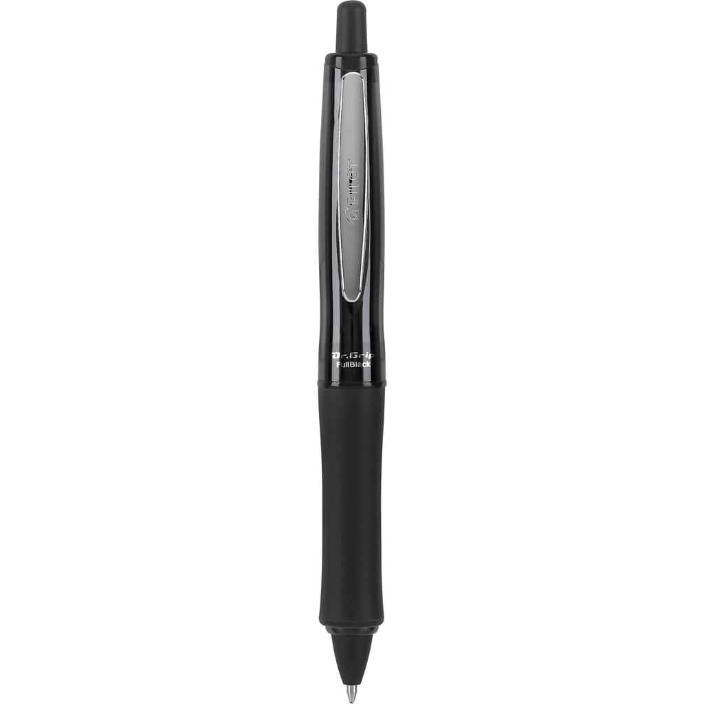 Grip Full Black Retractable Ballpoint Pen Dr.
