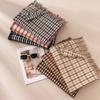 Classic Houndstooth Scarf Women Long Wrap Shawl Vintage British Style Warm Winter Accessory