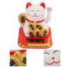 Cat Solar Powered   Size Bring in Wealth and Treasure Cute Smile   Maneki Neko for Car Bedroom