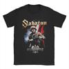 S-Sabatoned Metal Punk Rock Band Graphic Printing T Shirt for Men Women  100% Cotton  Tee Shirt Clothing