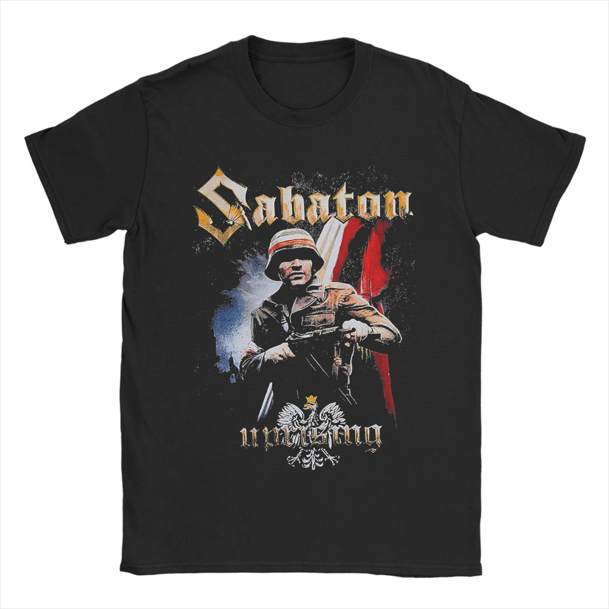 

S-Sabatoned Metal Punk Rock Band Graphic Printing T Shirt for Men Women 100% Cotton Tee Shirt Clothing 5XL різнокольоровий