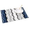 Bohemian Table Mats Artistic Ethnic Print Placemats Geometric Wave Abstract Patterns Waterproof 4pc Linen Dining Kitchen Decor