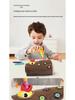 Early Learning Magnetic Woodpecker & Worms Wooden Fishing Game for Kids