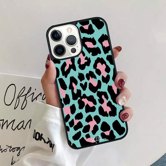 Fashion Sexy Leopard Print Phone Case Cover For iPhone 17 Air 15 16 14 13 12 Pro Max 11 Pro Max Plus Coque Shell