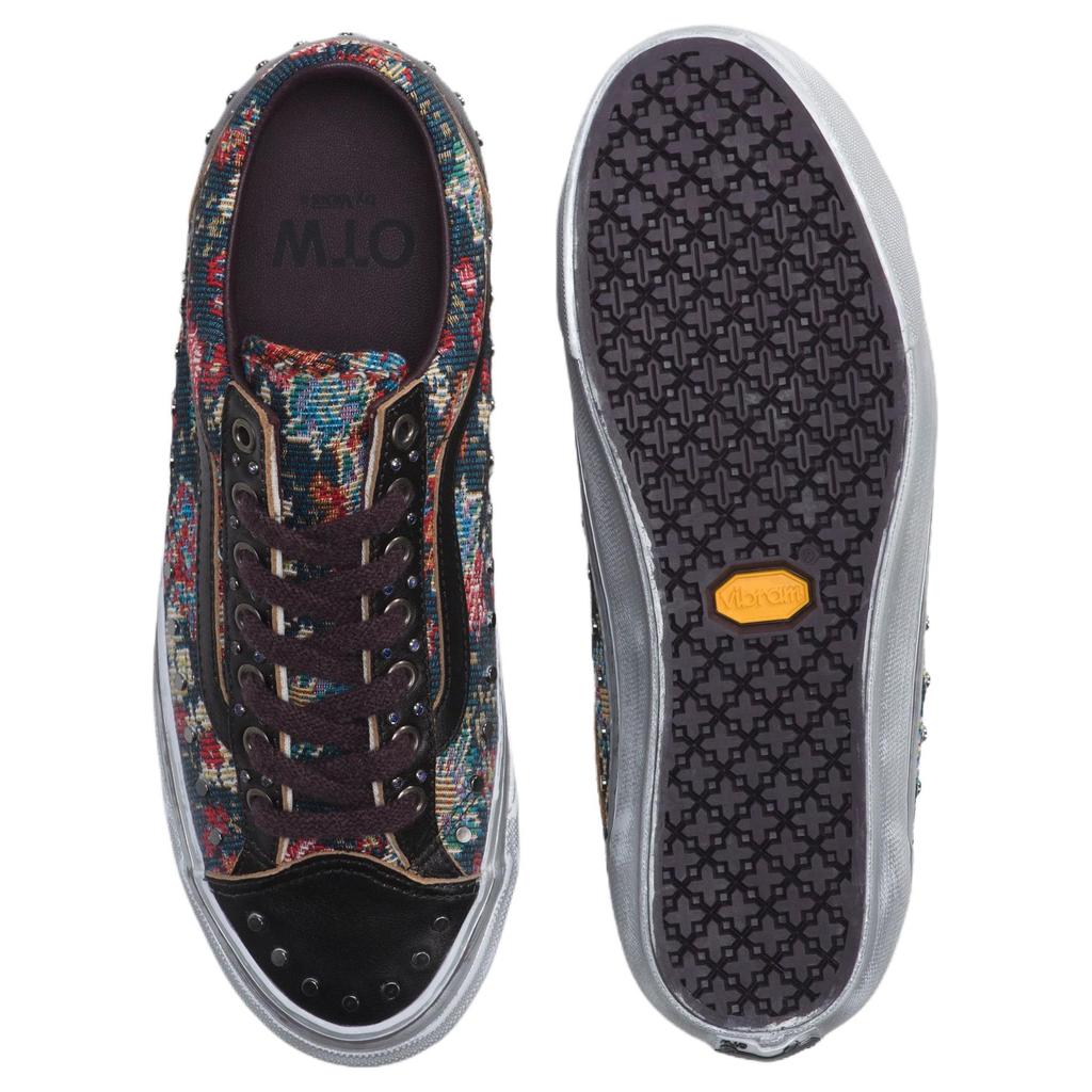Vans Old Skool 36 Vibram Black Floral Unisex Sneakers Floral-Black VN000D2GBLA