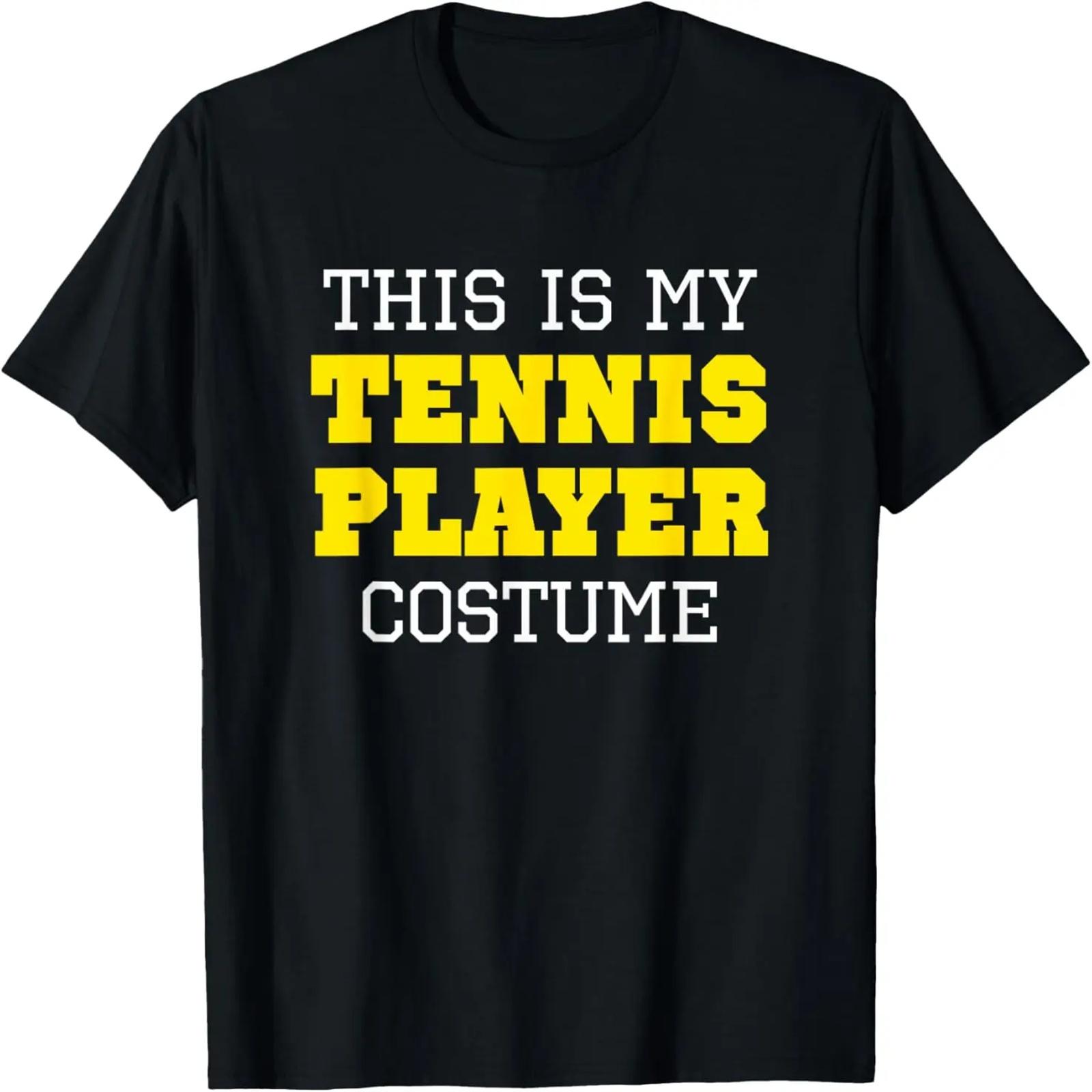 

This Is My Tennis Player Costume Halloween Lazy Easy T-Shirt XXXXXL чёрный