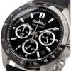 [Seiko] Seiko 1 5 Second Chronograph Quartz Chronograph Quartz Watch Men S Sbtr021 Black Leather [genuine domeStic Product]