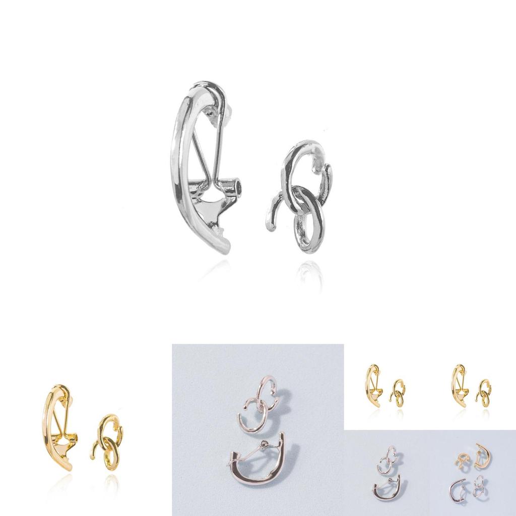 Unique Simple Design Geometric Alloy Ear Cuffs Non-piercing Fashion Accessory
