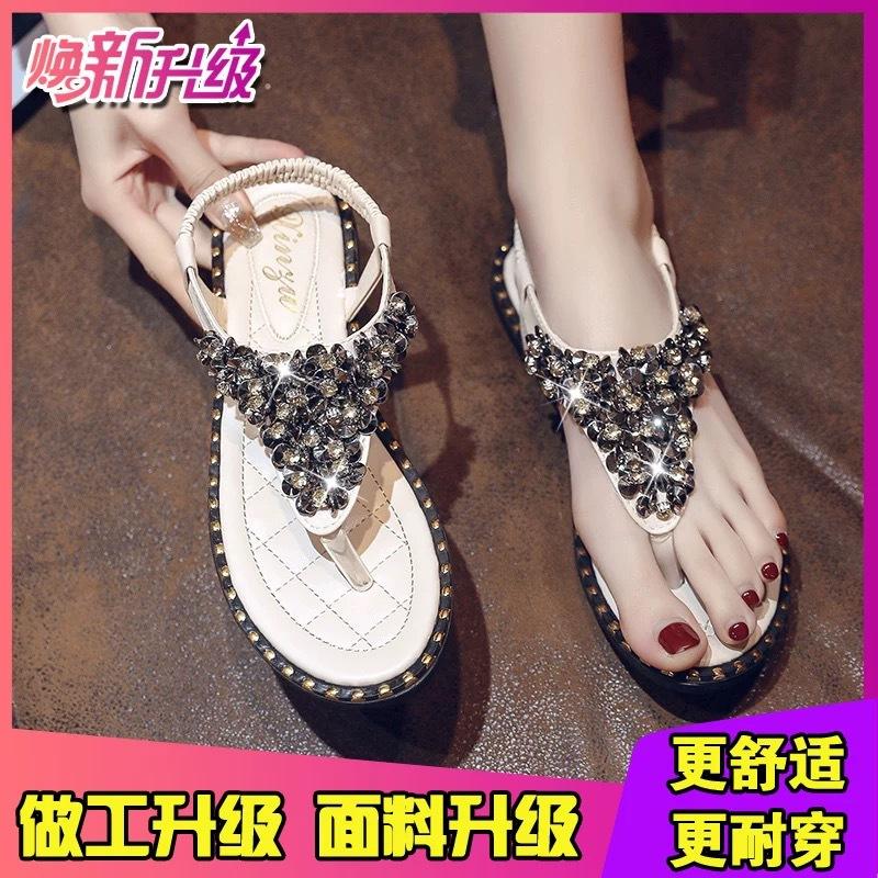 

Pinch sandals fairy summer fairy wind 2025 new summer fashion French summer women flat Roman shoes 43
