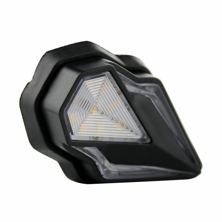 1 Pair Universal Motorcycle LED Turn Signal Indicators Amber Blinker Left Right Daytime Running Light Signal Lamp