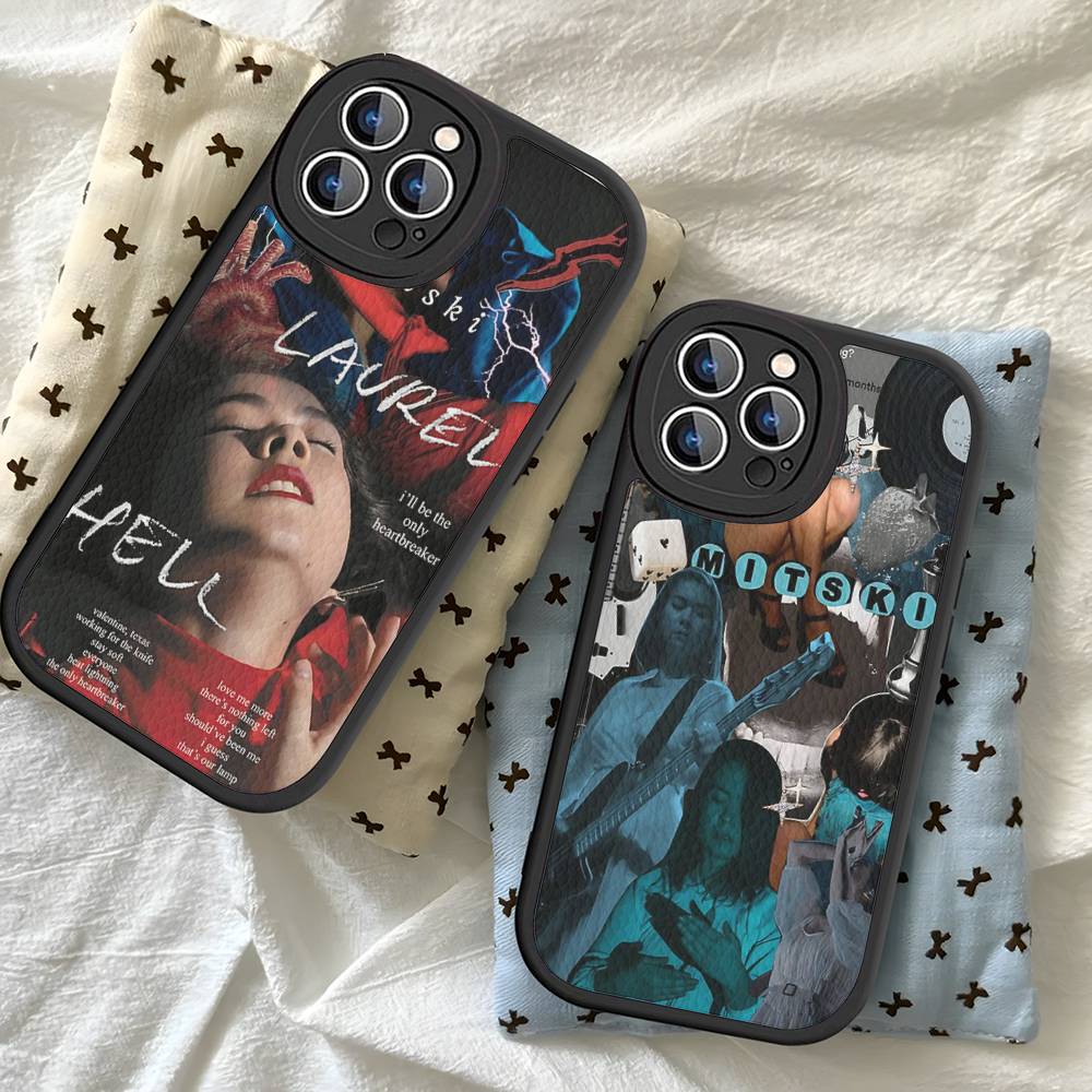 Singer M-Mitski Phone Cover For IPhone 16 15 14 13 12 11 Pro Max Plus Leather Soft Case