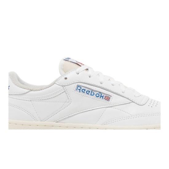 Reebok Club C 85 'Branco Azul Vetor' GX4467 Sapatos Masculinos