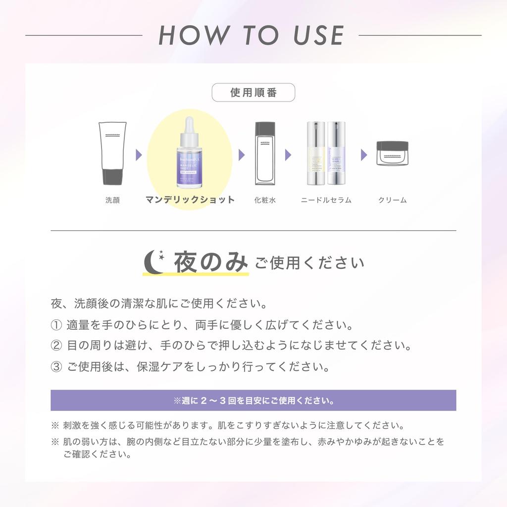 Fractional CC Mandelic Shot Peeling Needle Serum Mandelic Acid Niacinamide Pore Needle Shot 20mL 10% 5%