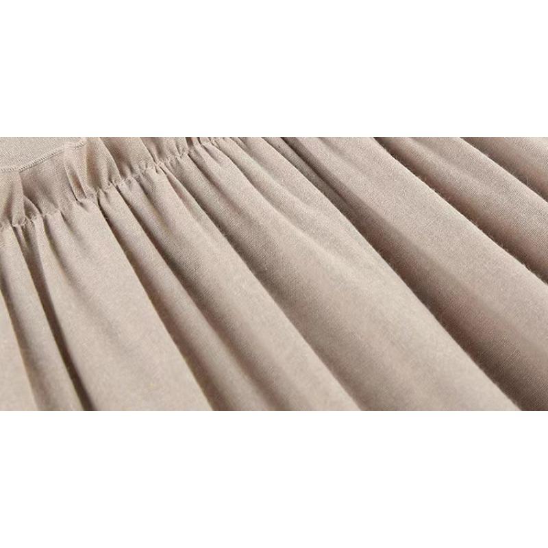 Ärmelloses Sommerkleid Locker A-Linie Mini Kurz Süße Mode Damen Spaghettiträger Partykleid Einfarbige Krawatte Rüsche Lässig Locker Falten Sommerkleid