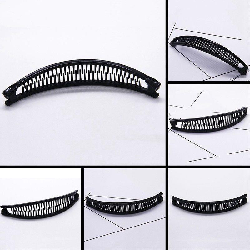 Korea Plain Banana Shape Držák do culíku Spona do vlasů Hřeben do vlasů