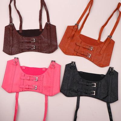 1Pc Women'S Waist Belt Underbust Corset Pu Leather Adjustable Punk Cummerbund Corset Wide Belts Dress Costume Waistband Cincher