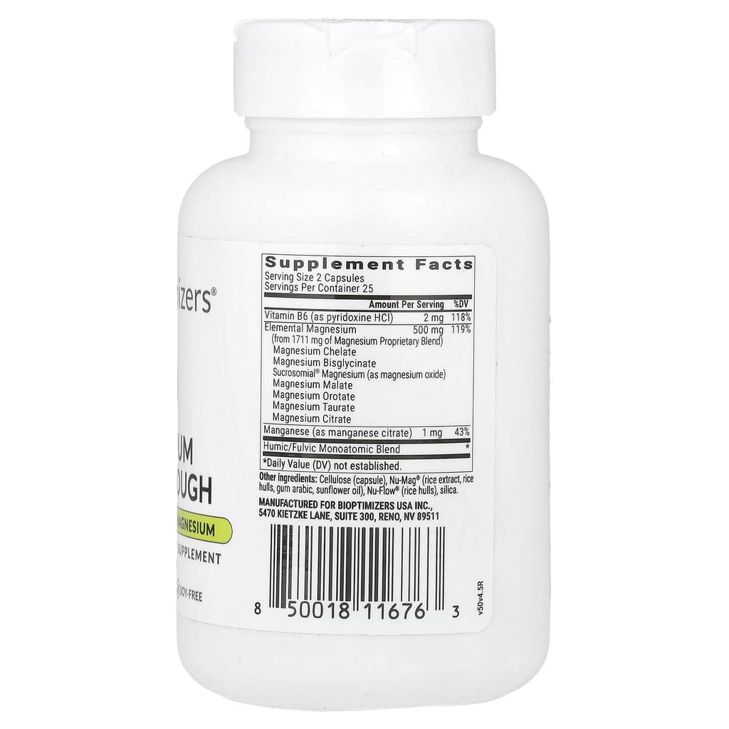 Magnesium Breakthrough, 50 Veggie Capsules