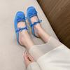 Fashion Shoes Ladies' Slippers Increased Internal Butterfly-Knot Slipers Women Summer Flat 2025 Soft Slides Butterfly-knot Scandals Casu