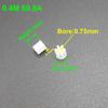 100 Stuks/Partij 0,4M 6T0,8A 3mmX3,2mm 6 Tanden Gat Diameter 0,8mm 0,75MM 0,8A 6T Kunststof Reuzenwiel Tandwiel 0,4 Module DIY Hoogte 3MM