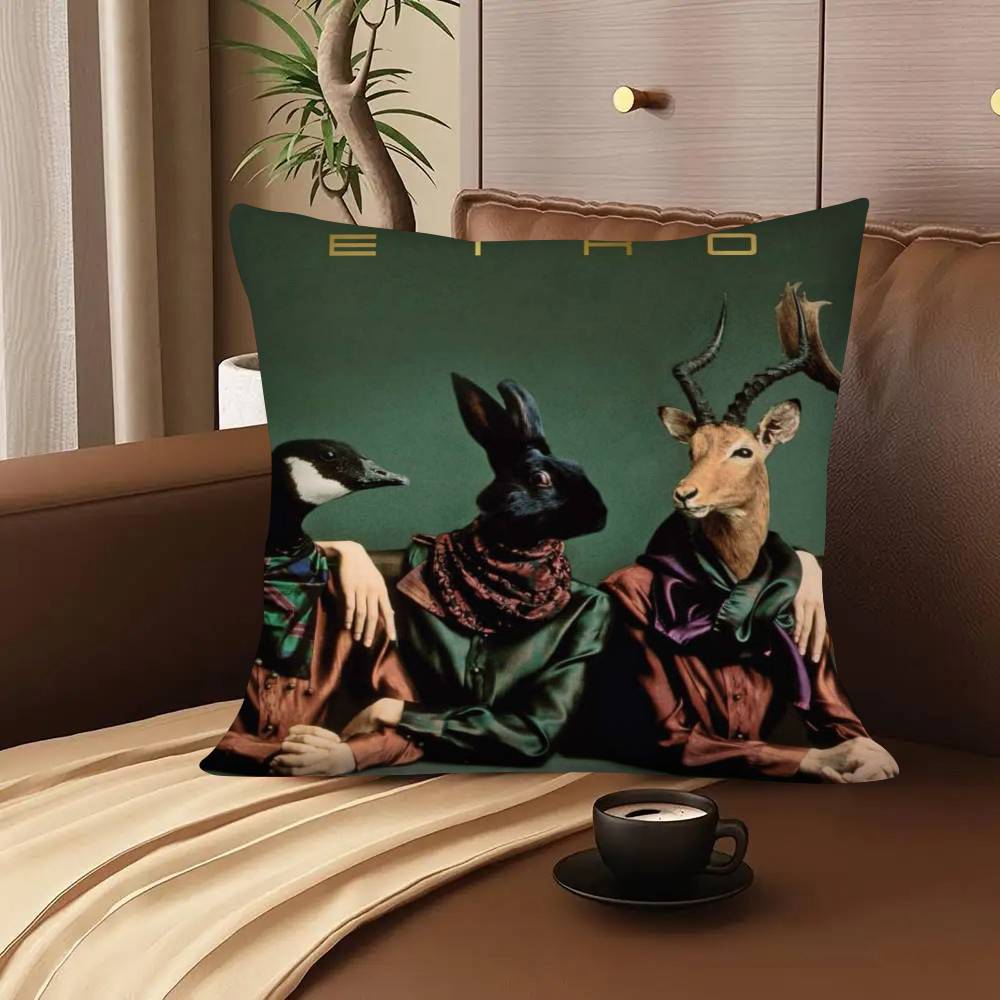 1Pc Brand E-Etro Pillow Case Fashion Square Pillowcase Bedroom Sofa Room Ins Decoration Leisure