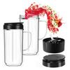 22oz Blender Cups Juicer Cup Lids Blender Blade Mixer Replacement Part Juicer Mixer Accessories for Magic MB1001 Blender