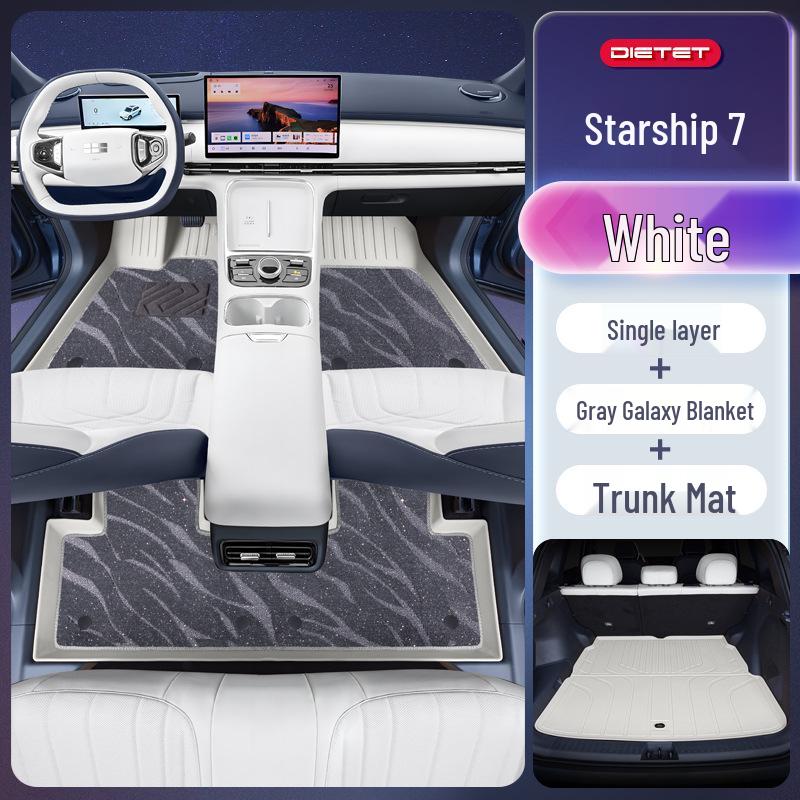 Galaxy Starship 7 TPE2025 Foot Mats for Geely Galaxy EM-i Car Interior Accessories