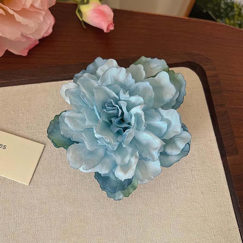 Convenient And Portable Design Peony Flower Hairpin Vibrant Hair Clips