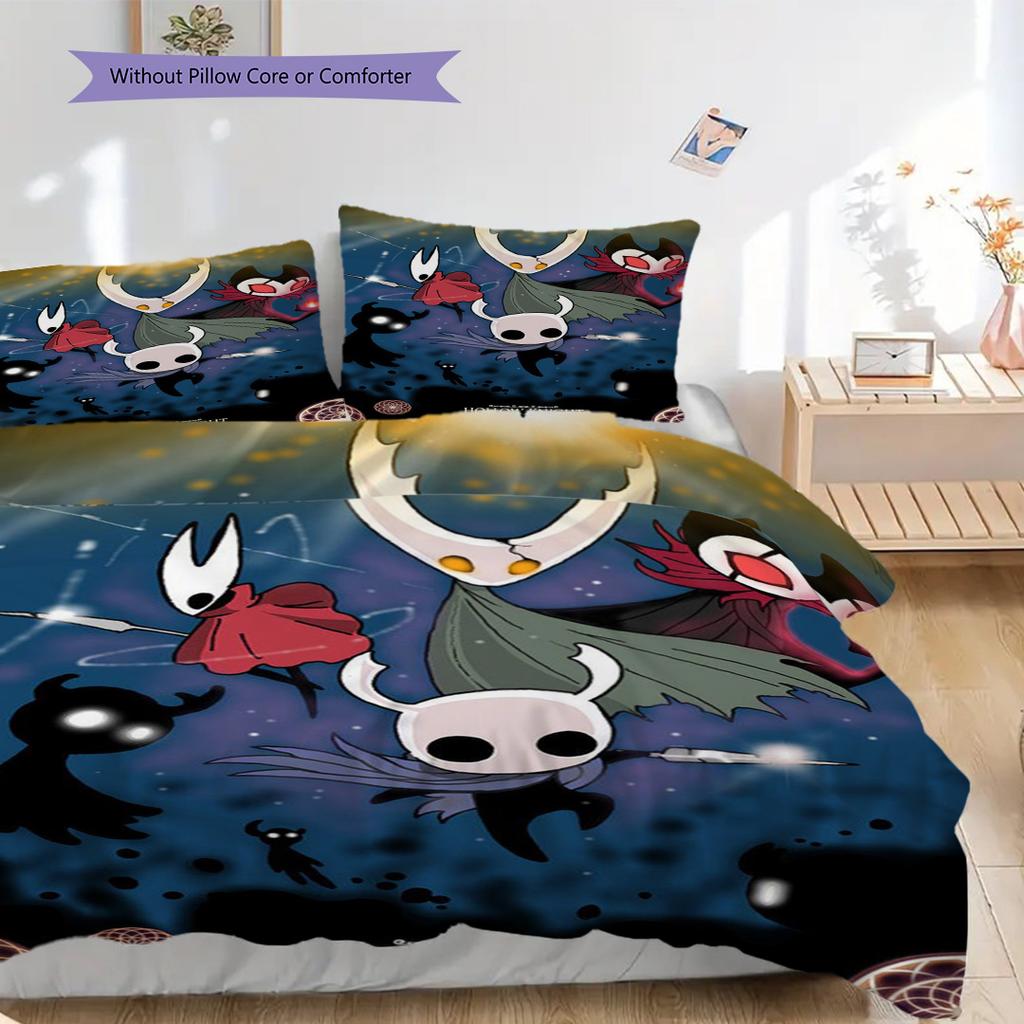 Hollow Knight Journey Through Underworld Bedding 1 Duvet Cover 2 Pillowcase Without Core Bedding Set Duvet Cover And Pillowcase