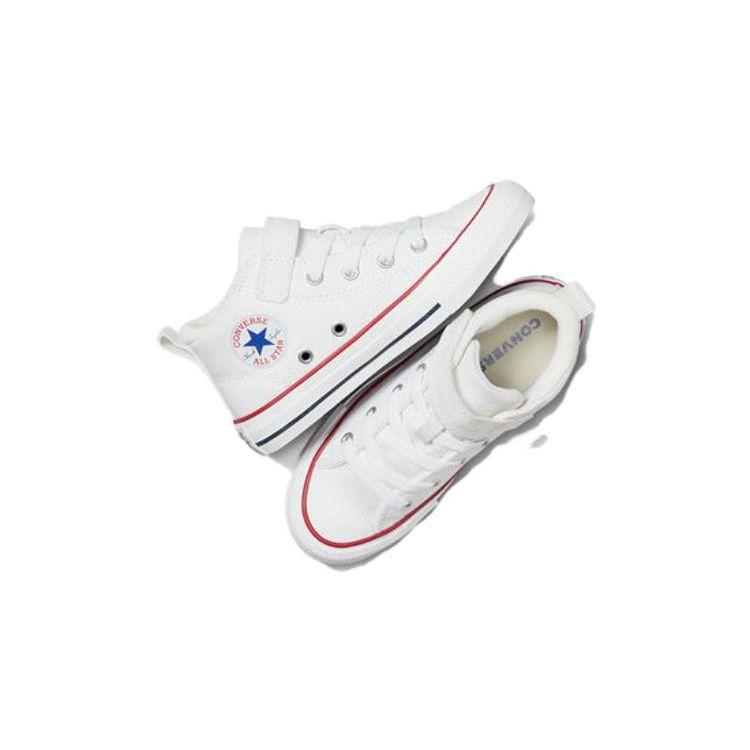 Converse All Star Canvas Comfortable Versatile Trendy Mid-Top Kids Canvas Shoes Kids sneaker White A04824C