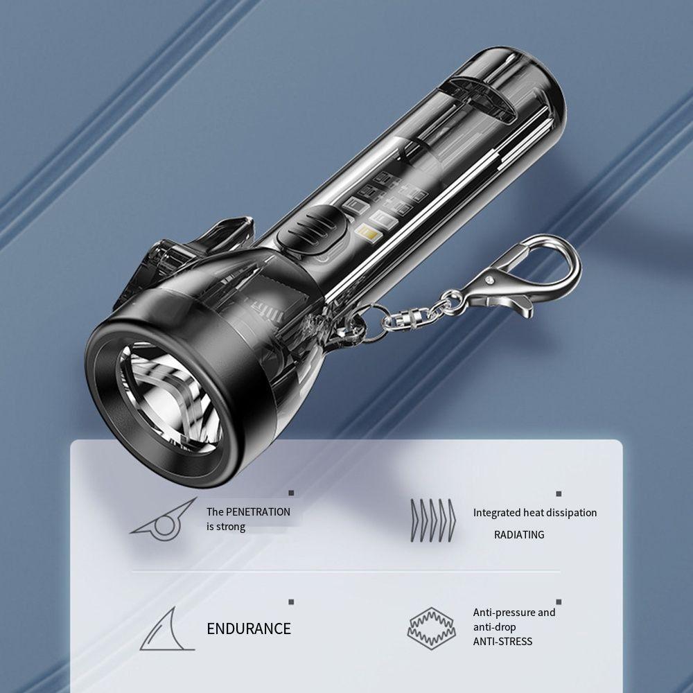Portable Mini Keychain Flashlight 80 Lumen Small Flashlight Pocket LED Flashlight  Inspection