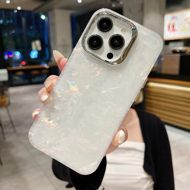 

Роскошный чехол для телефона с градиентным рисунком Dream Shell для iPhone 14Pro Max 11 12 13 15 Pro Max X XR XS Max противоударный мягкий чехол IMD For iPhone XR бежевый