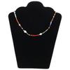 Rainbow Bead Necklace Elegant Neckwear Daily Wear Charm Necklace Party Dating Accessories Suitable for Any Occasion