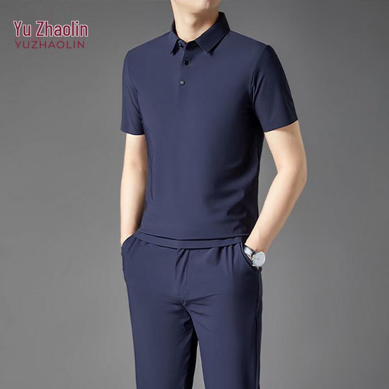 Yuzhaolin Men s Summer Casual Short-Sleeve Set 115