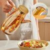Rubber Base Cooking Oil Bottle Leakproof Soy Sauce Pot Glass Oil Cruet Container  Kitchen