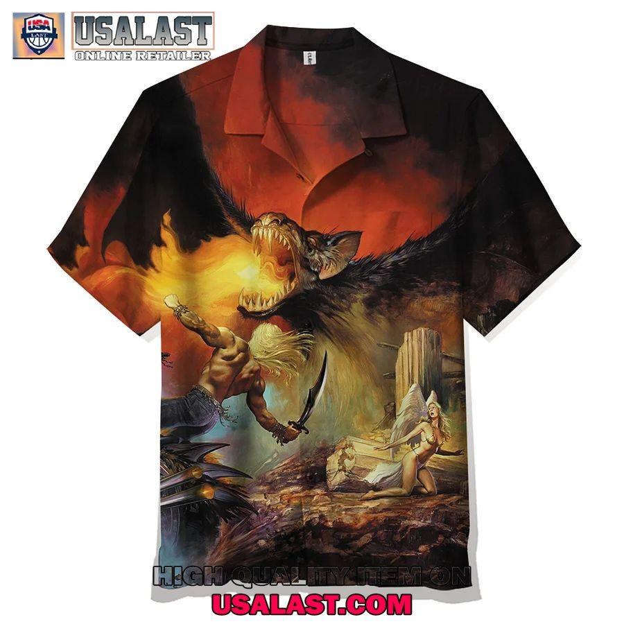 Meat Loaf Bat Out of Hell III Album Hawaiian Shirt Unisex T-Shirt L